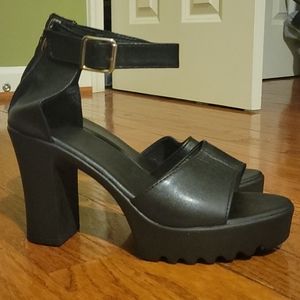 Simple Black Heels
